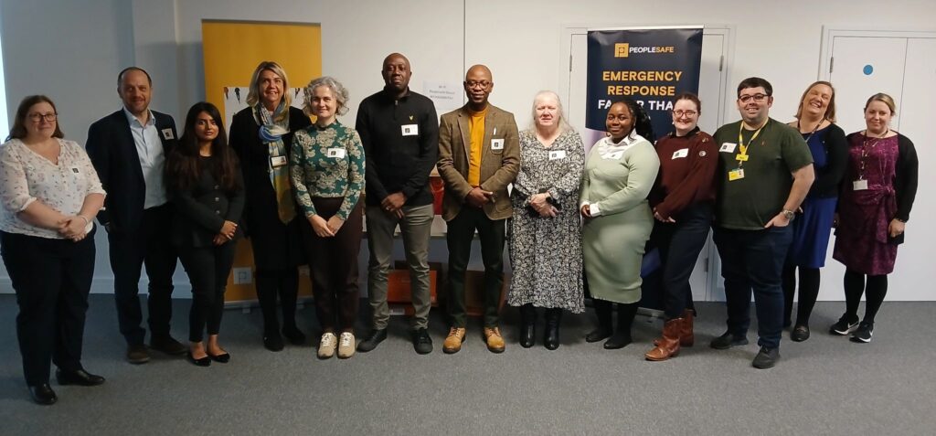 NHS Roundtable attendees at Peoplesafe offices in Epsom October 2025